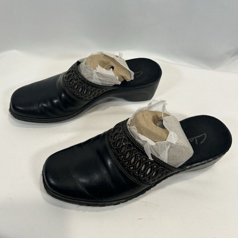 Clark’s Brigit Slip On Leather Mule NWOB / Women's Size 7.5